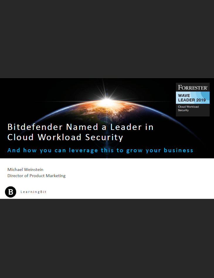 Bitdefender Named Leader in Cloud Workload Security Pdf